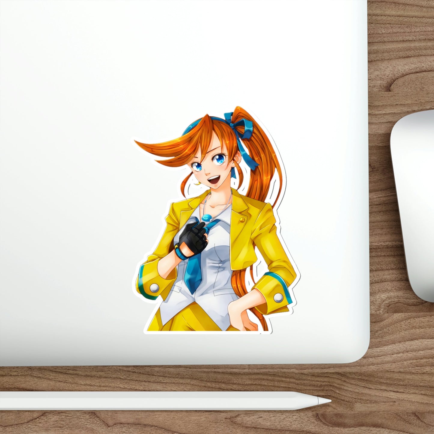 Ace Attorney Athena Cykes Waifu Waterproof Sticker - Weatherproof Vinyl Car Decal