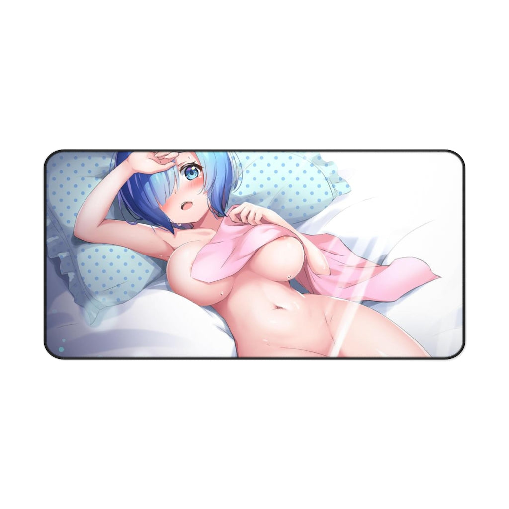 Re Zero Sexy Mousepad - Nude Rem Desk Mat - Ecchi Isekai Anime Playmat