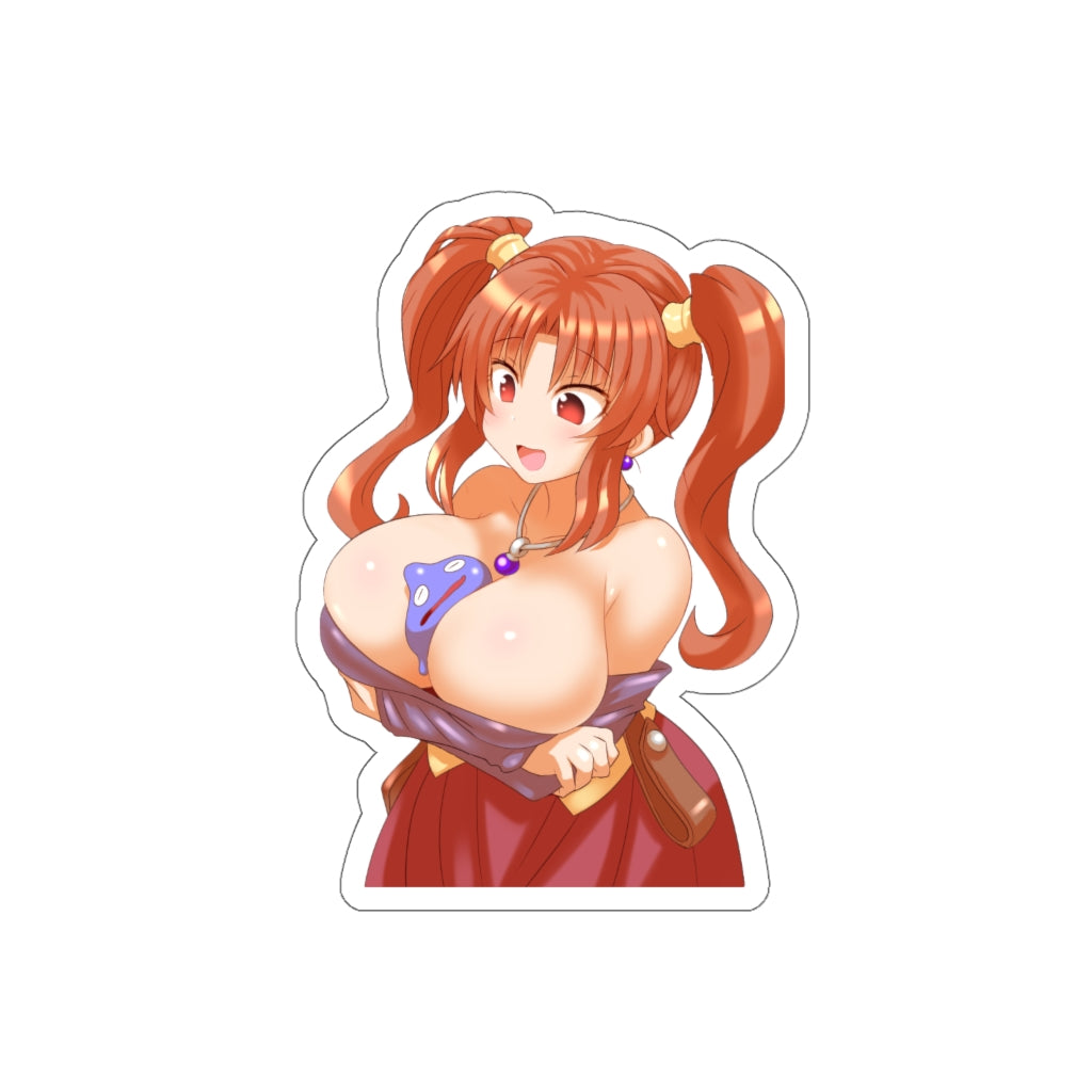 Busty Jessica Albert Dragon Quest Waterproof Sticker - Ecchi Vinyl Decal