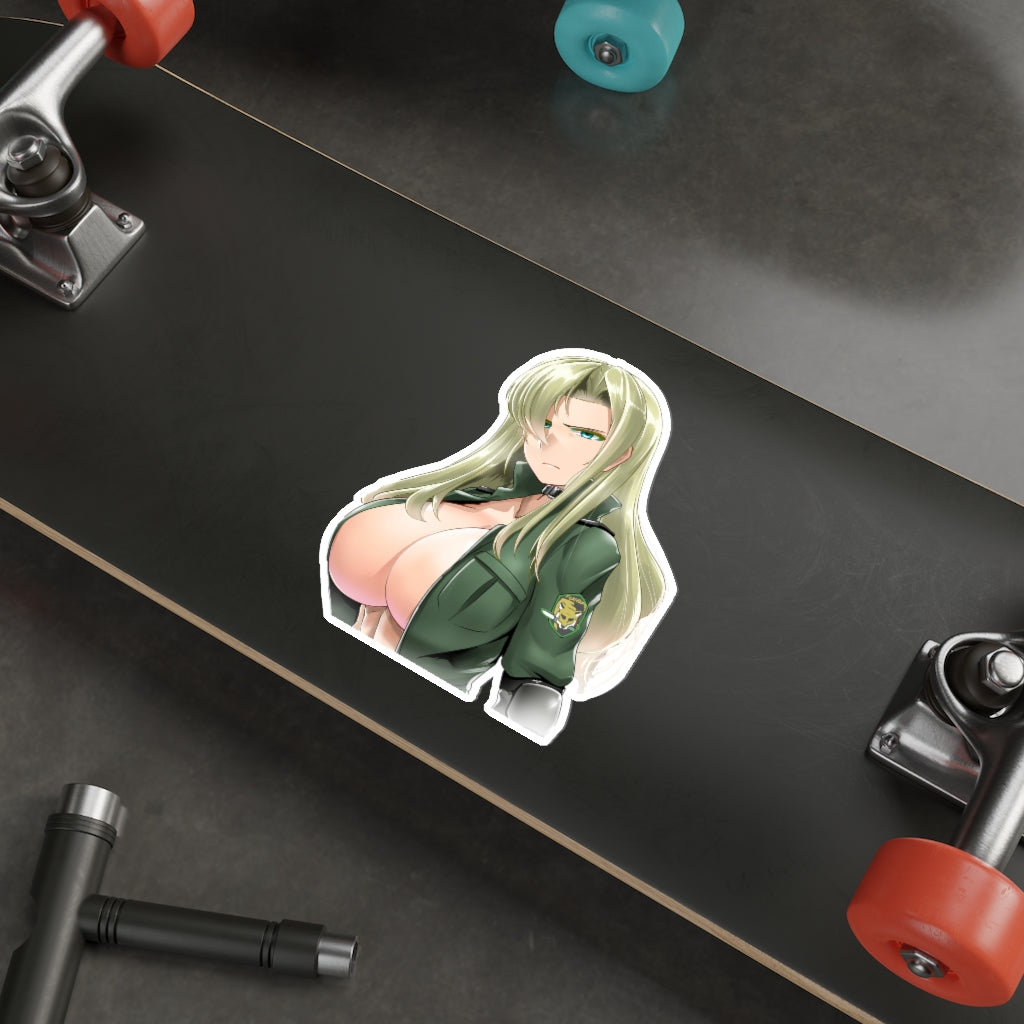 Autocollant imperméable Metal Gear Solid Big Boobs Sniper Wolf - Autocollant en vinyle Ecchi