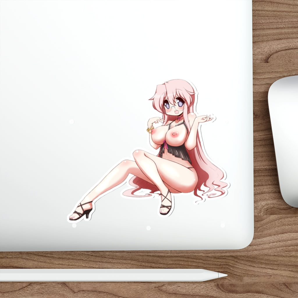 Takara Miyuki Nude Tits Lucky Star Waterproof Sticker - Ecchi Vinyl Decal