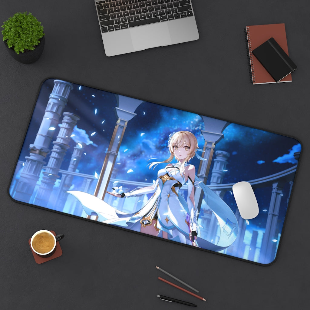 Genshin Impact Lumine Desk Mat | Large Gaming Mousepad - MTG Playmat