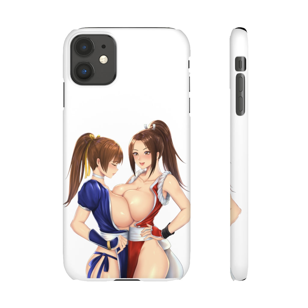 Oppai Anime Phone Case - Kawaii Aesthetic Snap Case - iPhone 13