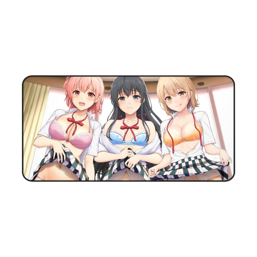 My Teen Romantic Comedy is Wrong as I Expected Panties Waifus Hamachi OreGairu  Desk Mat - Sexy Anime Girls Mousepad - Gaming Playmat