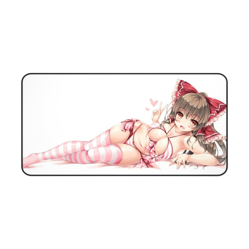 Touhou Sexy Mousepad - Cute Hakurei Reimu Desk Mat - Ecchi Playmat