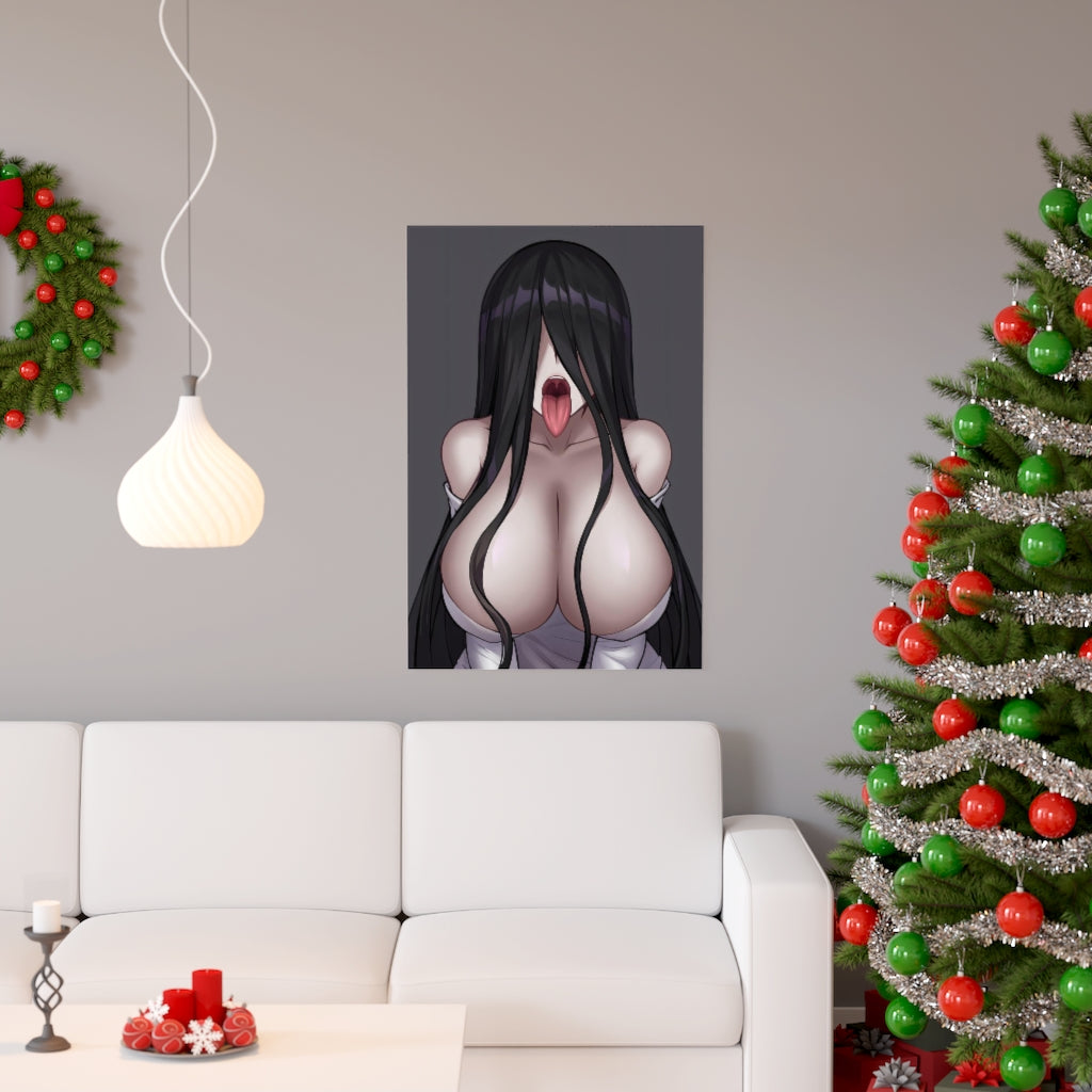 BJ Sadako Big Tits The Ring Hentai Poster - Lewd Premium Matte Vertical Poster - Adult Wall Art