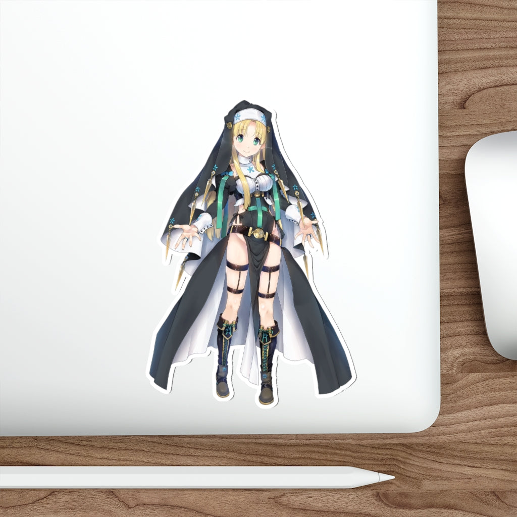 High School DxD Sexy Nun Asia Argento Waterproof Sticker - Ecchi Vinyl Decal