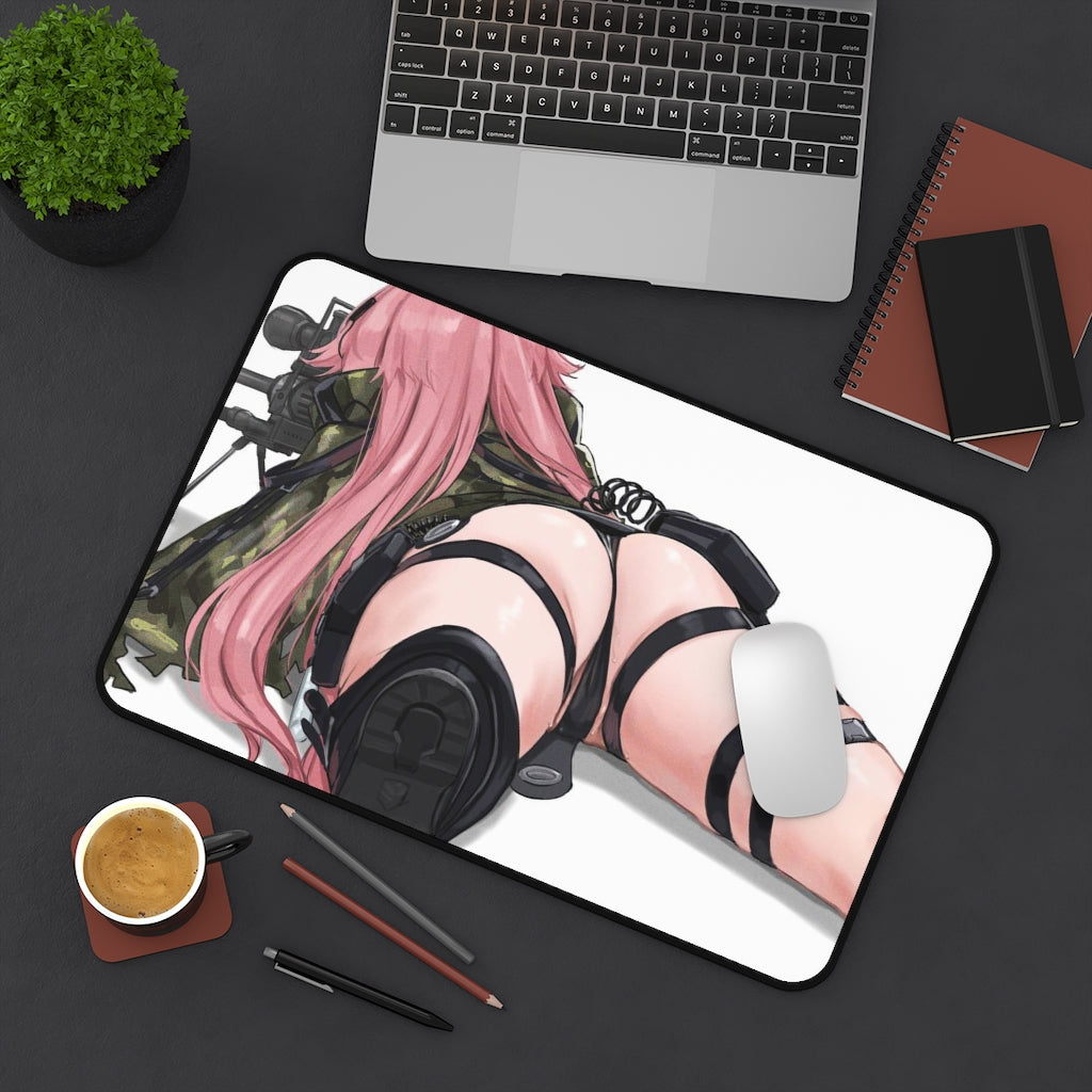 Girls Frontline Ecchi Mousepad - Thick Butt NTW 20 Large Desk Mat - Sexy Gaming Playmat