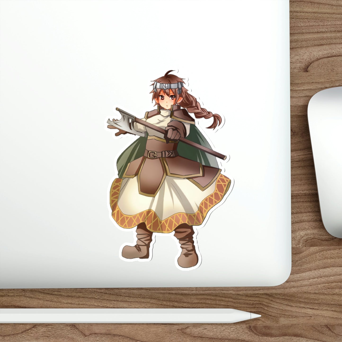 Female Waifu Gimli The Lord of the Rings Waterproof Sticker - Weatherproof Vinyl Car Decal