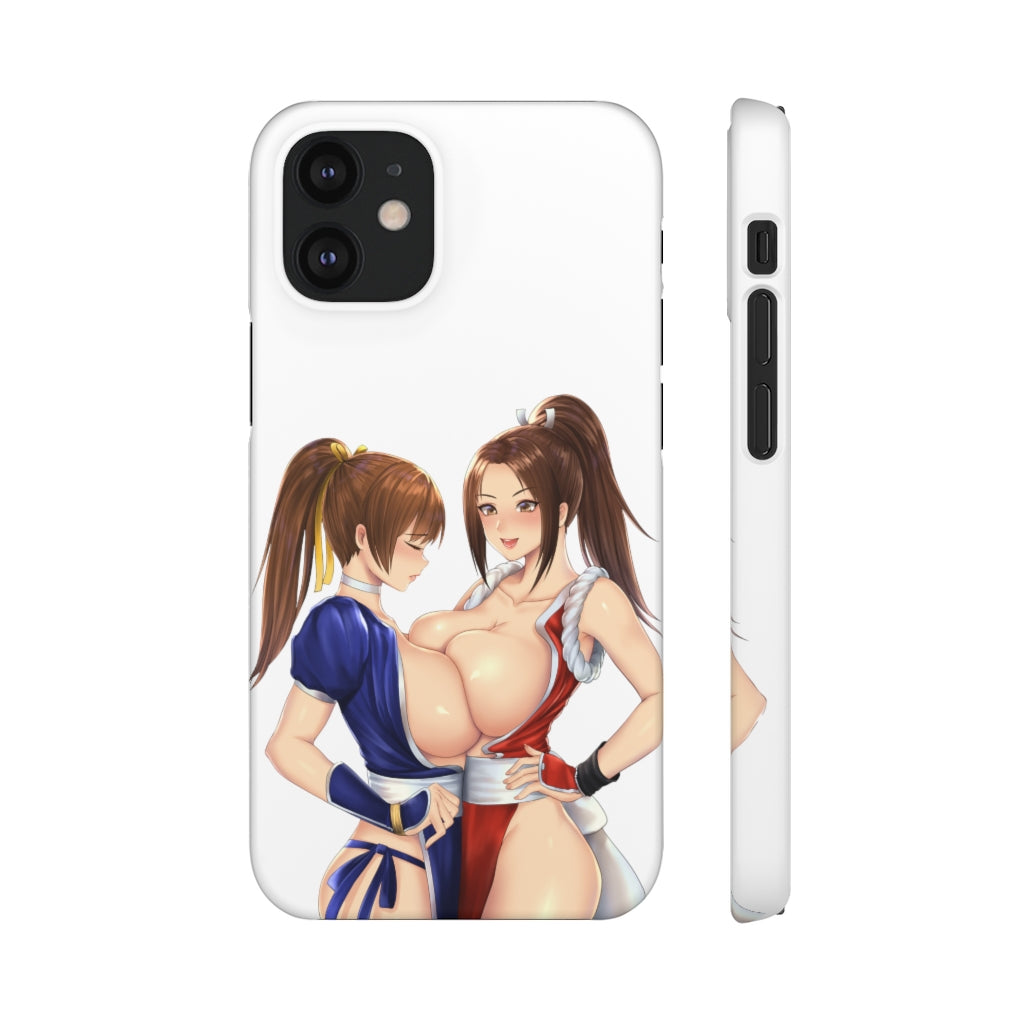 Oppai Anime Phone Case - Kawaii Aesthetic Snap Case - iPhone 13