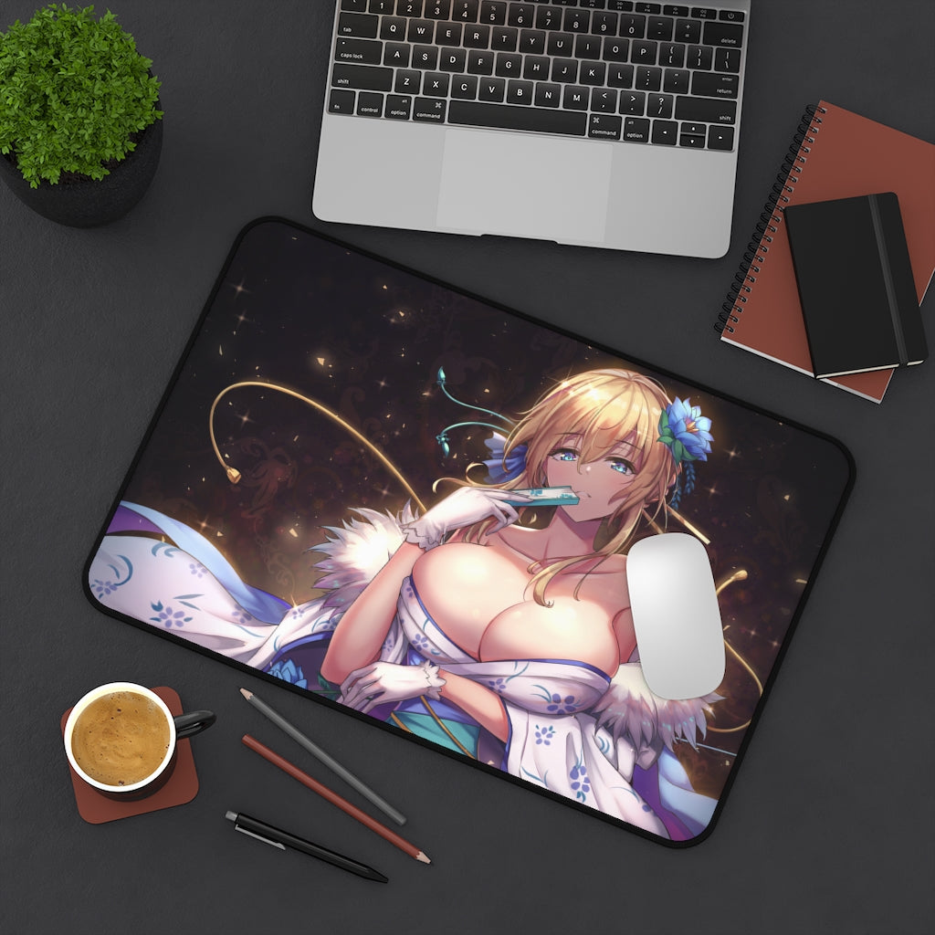 Big Boobs Artoria Pendragon Fate Grand Order Gaming Desk Mat - Anime Mousepad - Sexy Girl Playmat