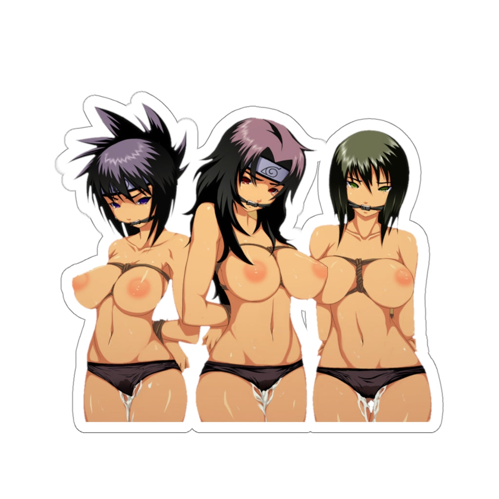 Topless Anko Kurenai and Shizune Naruto Hentai Waterproof Sticker - Ecchi Vinyl Decal