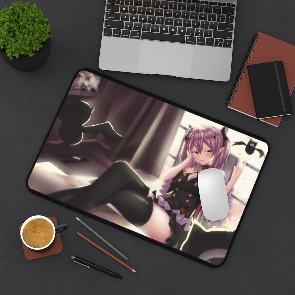 Seraph of The End Sexy Mousepad - Krul Tepes Anime Desk Mat - Ecchi Manga Playmat