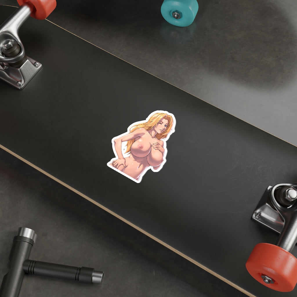 Topless Matsumoto Rangiku Bleach Waterproof Sticker - Ecchi Vinyl Decal