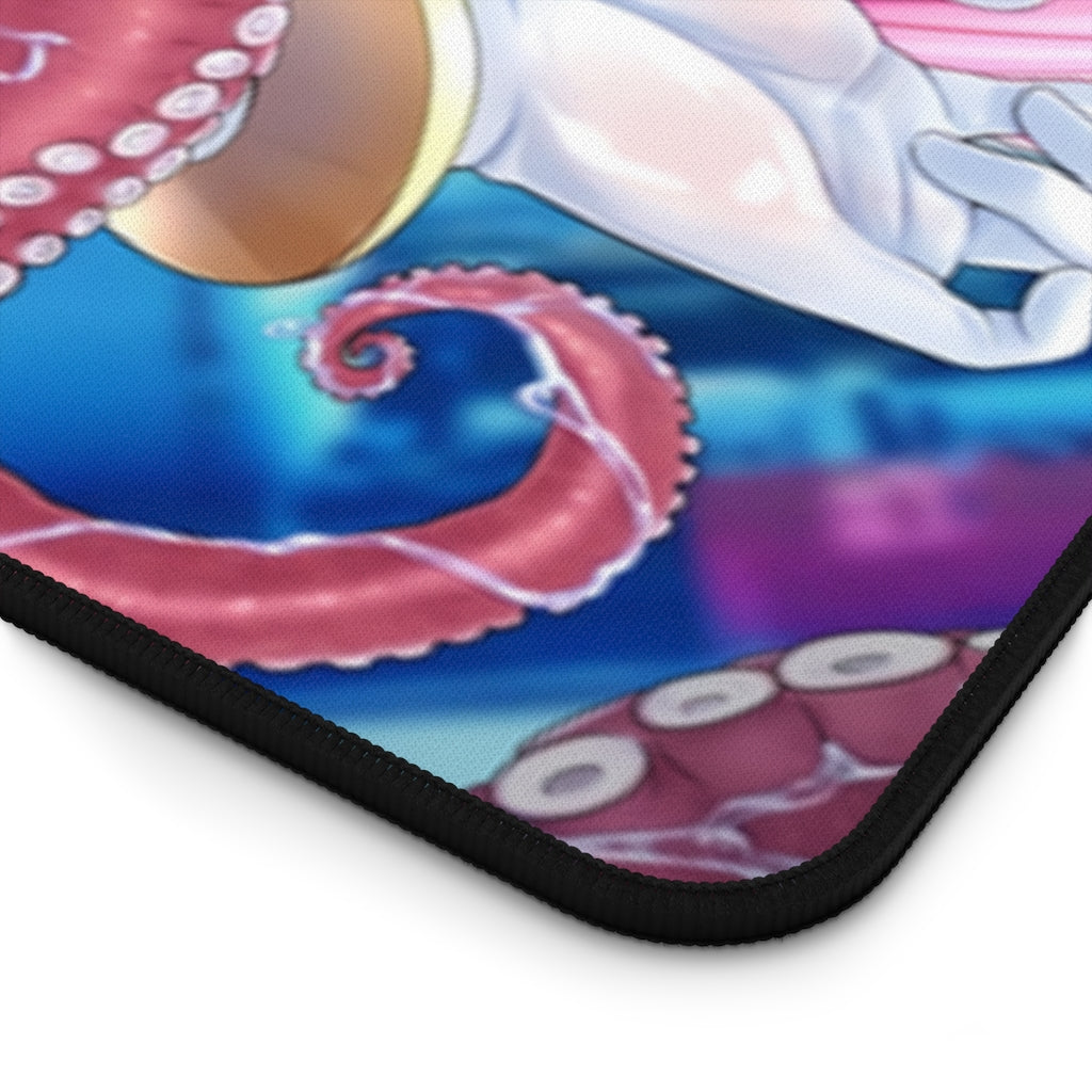 Aigan Tenshi Cheery Pink Hentai Tentacles Desk Mat - Non Slip Mousepad