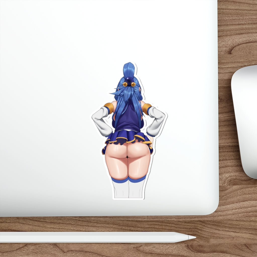 Sexy Ass Aqua KonoSuba Waterproof Sticker - Ecchi Vinyl Decal