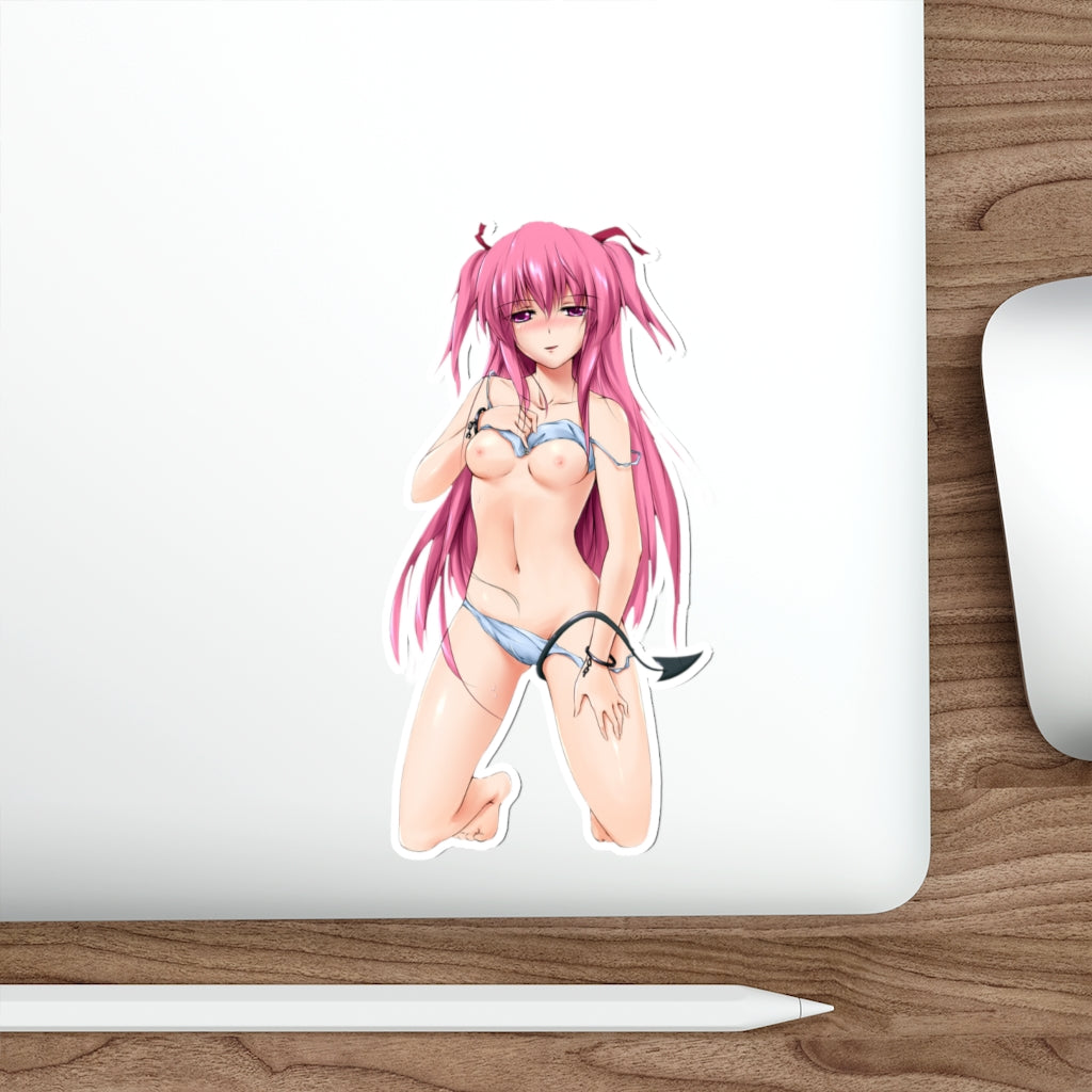 Nude Bikini Yui Angel Beats Waterproof Sticker - Ecchi Vinyl Decal