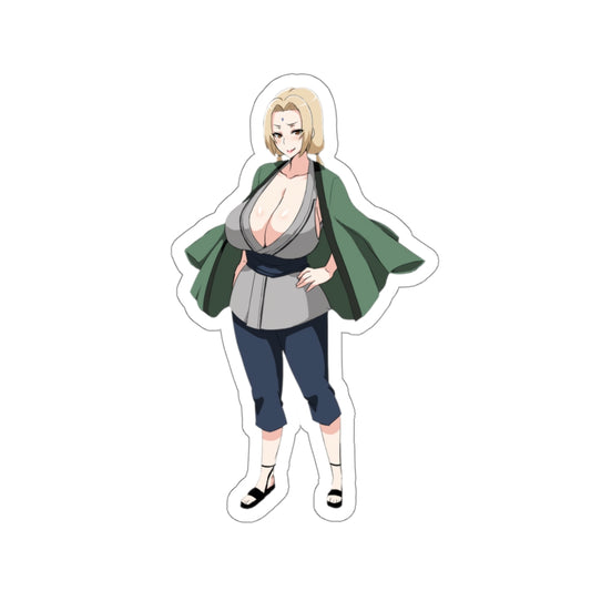 Tsunade Naruto Hokage Waifu Waterproof Sticker - Ecchi Vinyl Decal