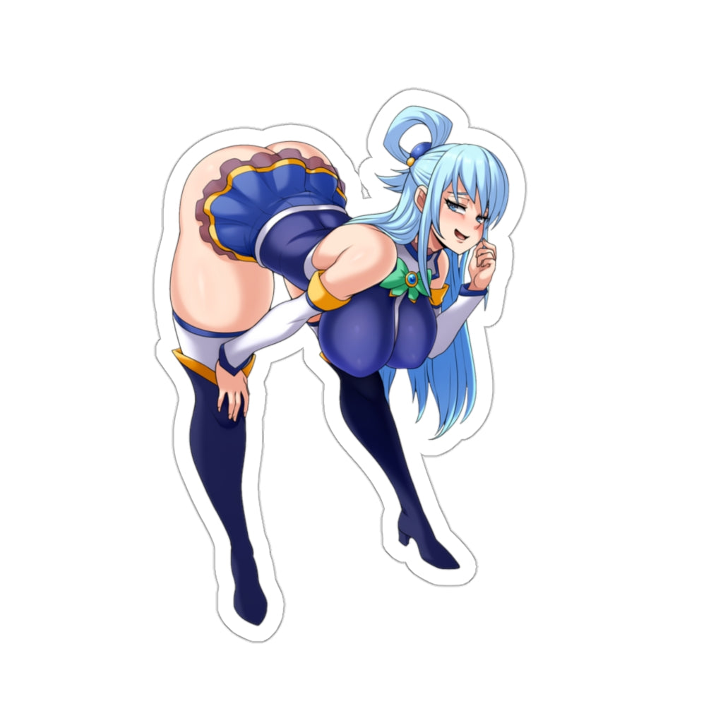 Konosuba Aqua Sexy Waifu Waterproof Sticker - Ecchi Vinyl Decal