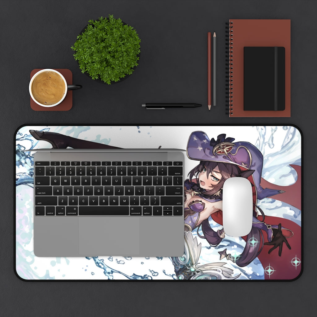 Mona Genshin Impact Water Spell Casting Mousepad - Gaming Playmat