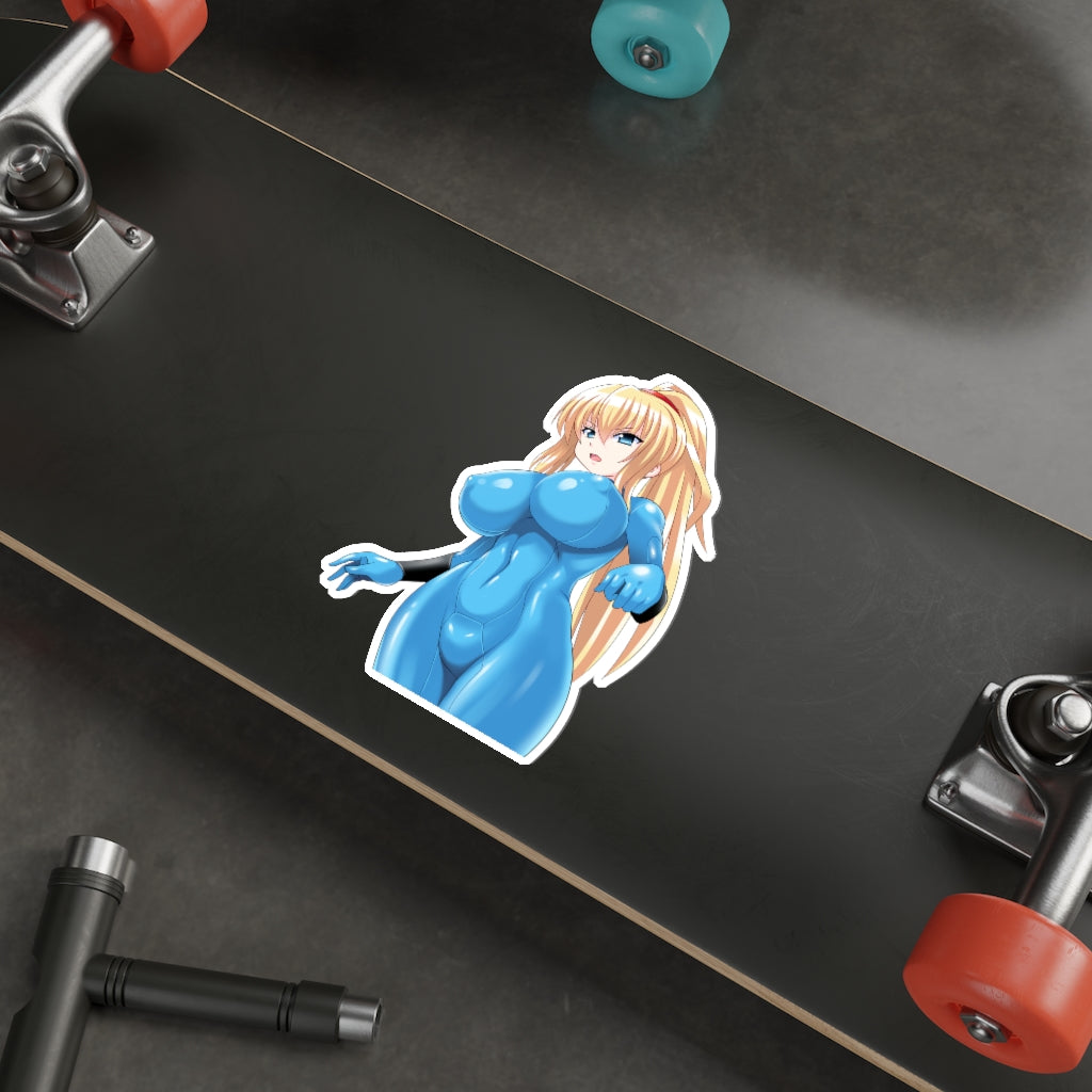 Thick Bodysuit Samus Waterproof Sticker - Ecchi Vinyl Decal