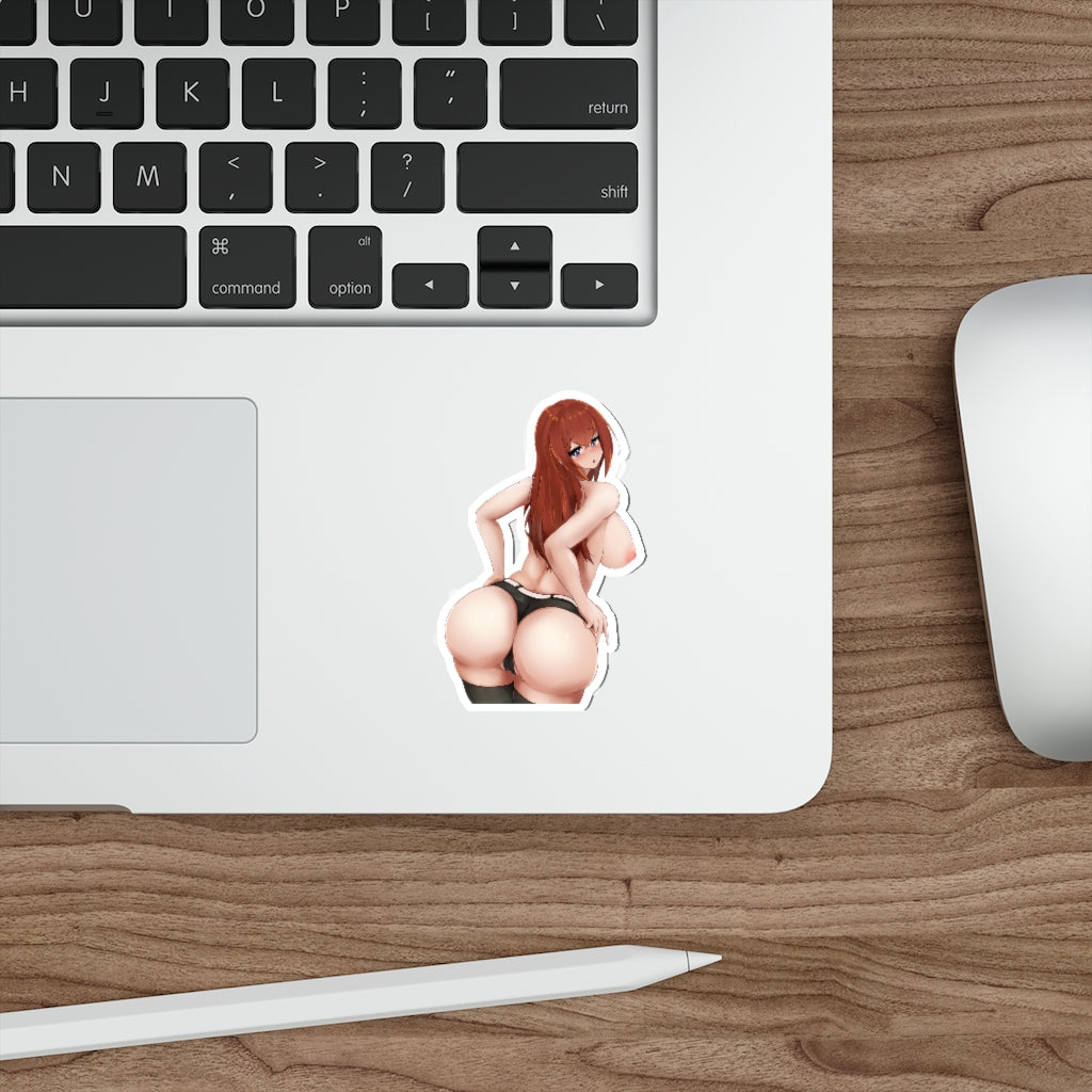 Big Butt Makise Kurisu Steins Gate Hentai Waterproof Sticker - Ecchi Vinyl Decal