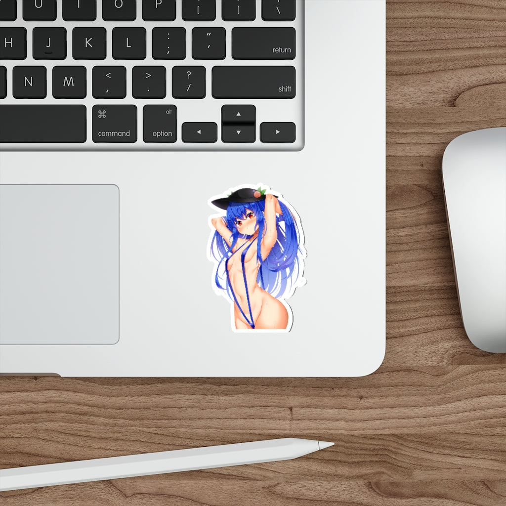 Sexy Bikini Hinanawi Tenshi Touhou Waterproof Sticker - Ecchi Vinyl Decal