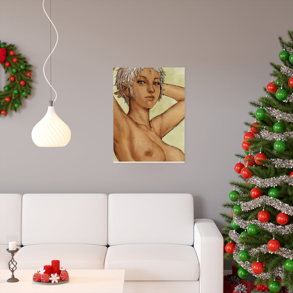 Urien Street Fighter Poster - Lewd Premium Matte Vertical Poster - Adult Wall Art