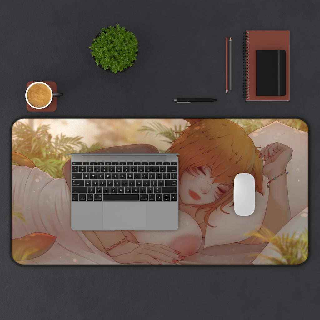 Avatar Final Fantasy 14 Nude Nipples Desk Mat - Non Slip Mousepad