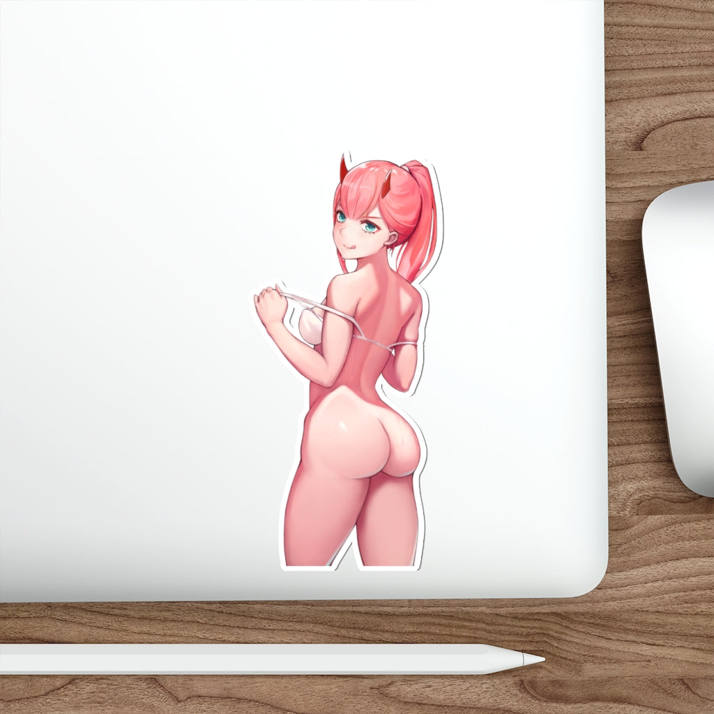 Nude Butt Zero Two Waterproof Sticker - Ecchi Decal - Darling in the Franxx