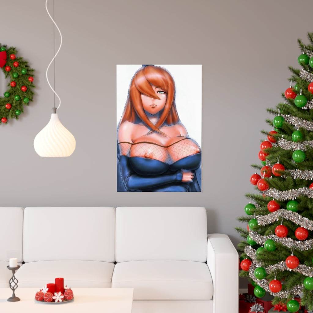 Terumi Mei Naruto Poster - Lewd Premium Matte Vertical Poster - Adult Wall Art