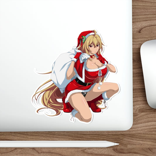 Valkyrie Drive Sexy Santa Mirei Shikishima Waterproof Sticker - Ecchi Vinyl Decal