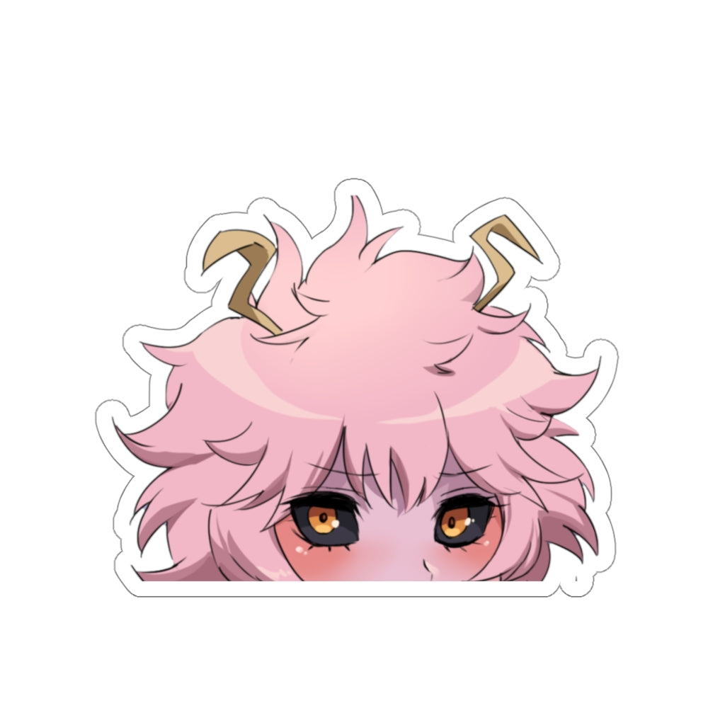 My Hero Academia Ashido Mina Peeker Sticker - Anime Peeker Car Decal