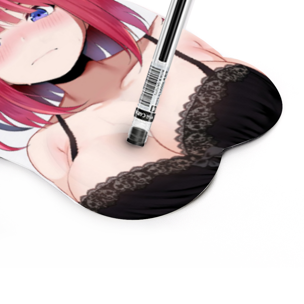 Anime 3D Boobs mousepad with Wrist Rest | Sexy Oppai Mouse pad for PC | Oppai mousepad with wrist support