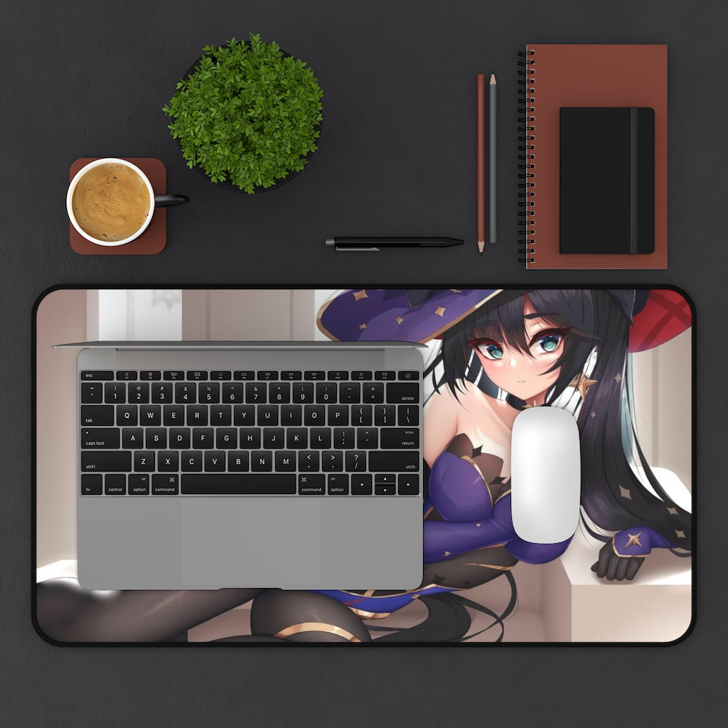 Genshin Impact Sexy Mousepad - Mona Gaming Desk Mat - Ecchi Playmat