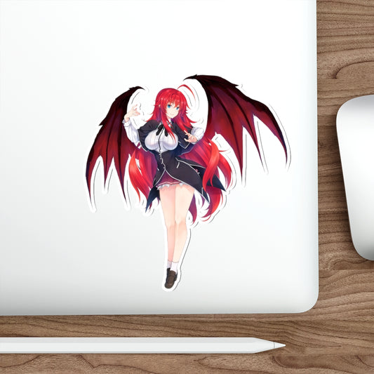 Autocollant imperméable High School DxD Rias Gremory Devil Wings - Autocollant en vinyle Ecchi