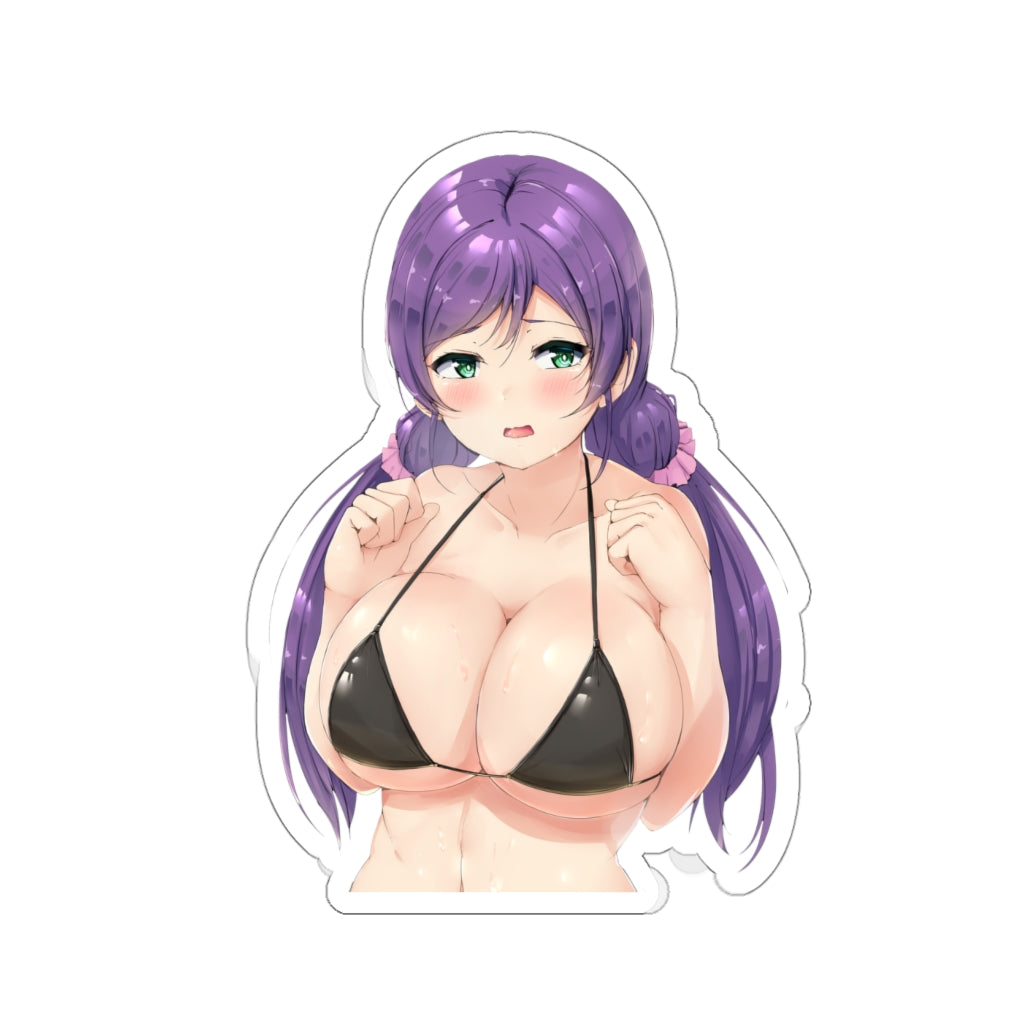 Toujou Nozomi Love Live Huge Tits Bikini Waterproof Sticker - Ecchi Vinyl Decal