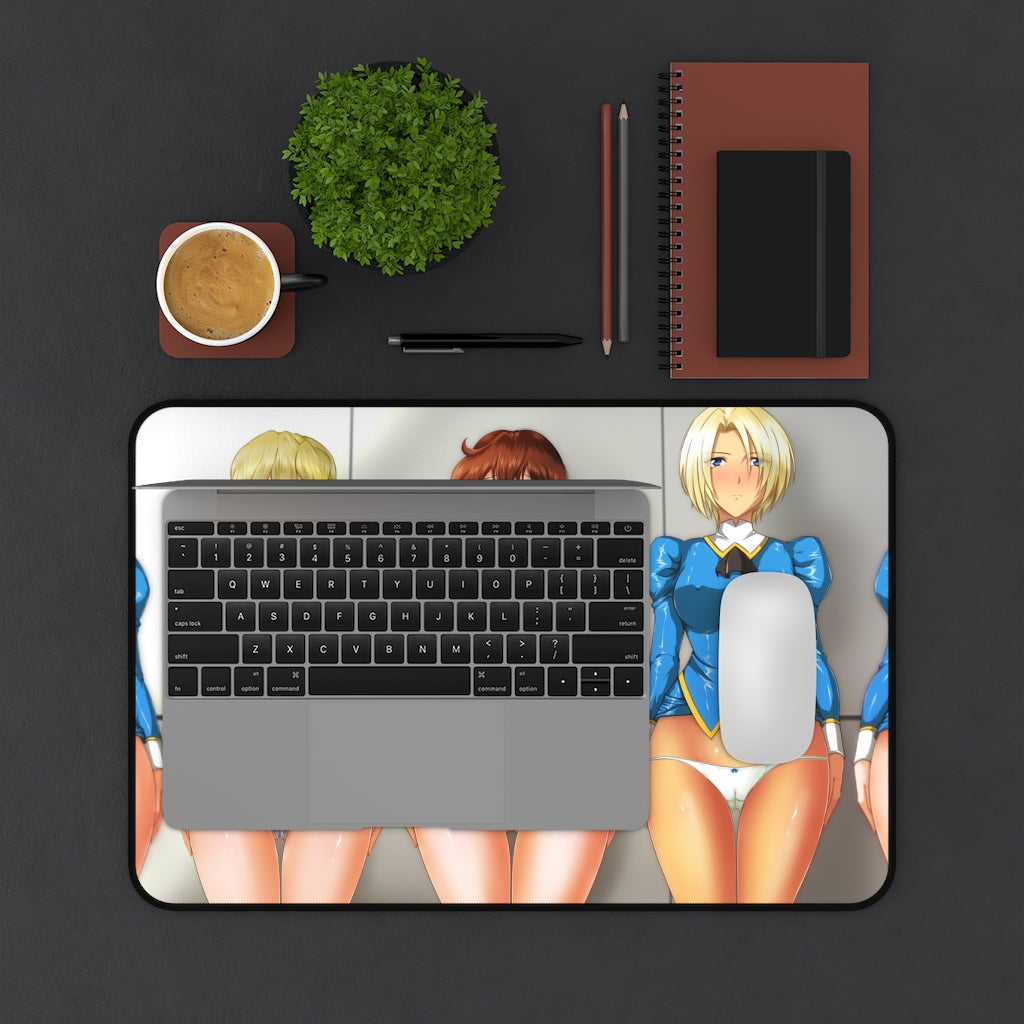 Agent Aika Sexy Panties Desk Mat - Non Slip Mousepad