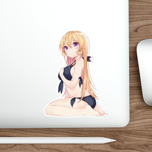 Autocollant imperméable pour maillot de bain Food Wars Erina Nakiri - Autocollant en vinyle Ecchi