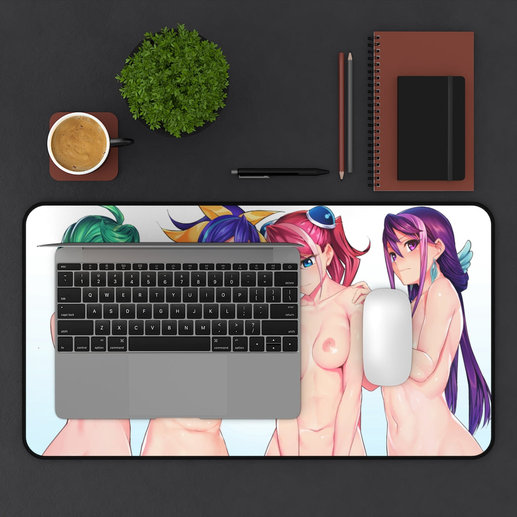 Nude Hentai Bracelet Girls Yugioh Desk Mat - Lewd Mousepad - Sexy Anime Girls Playmat