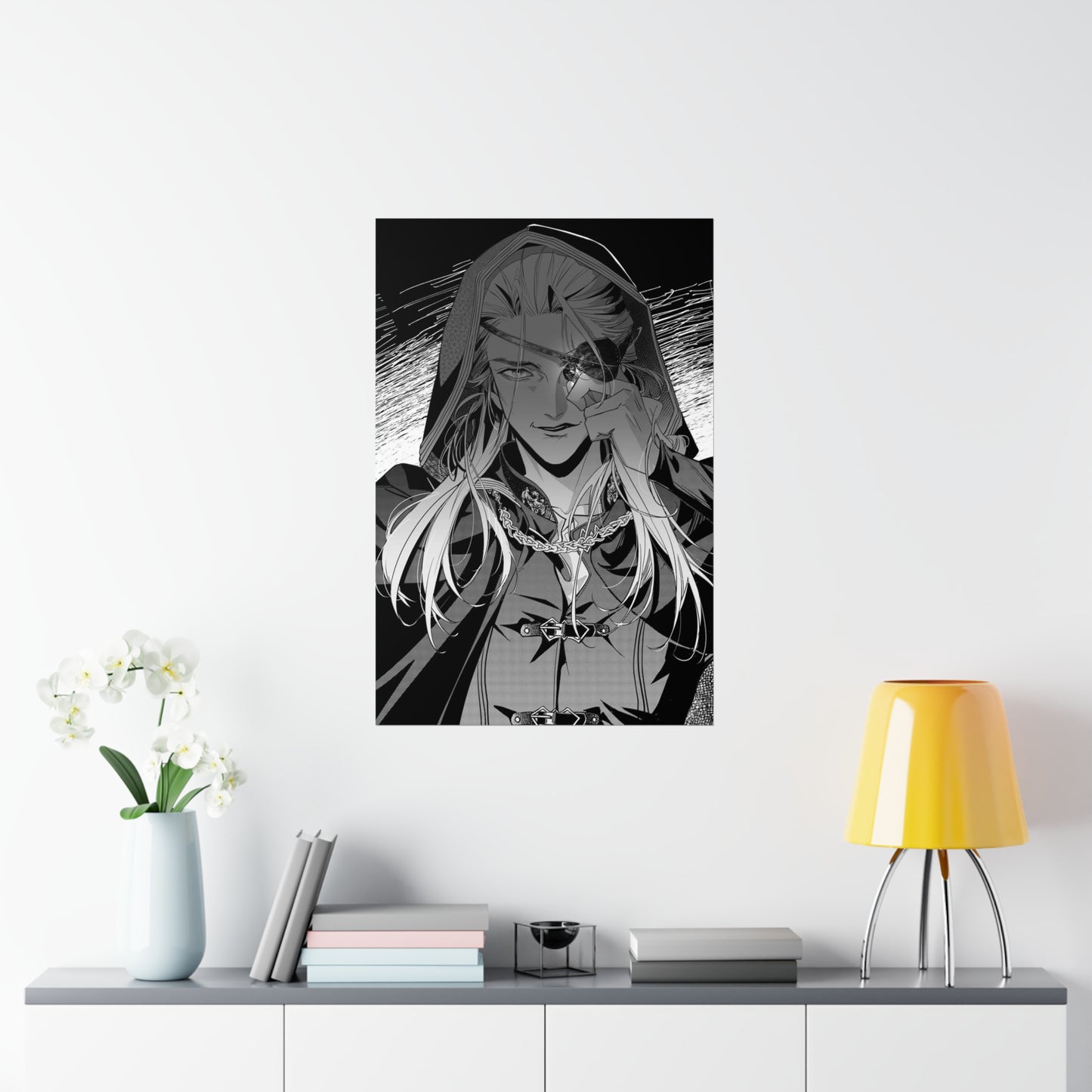 Aemond Targaryen Poster - House of the Dragon Wall Art - Game of Thrones Anime Manga Poster