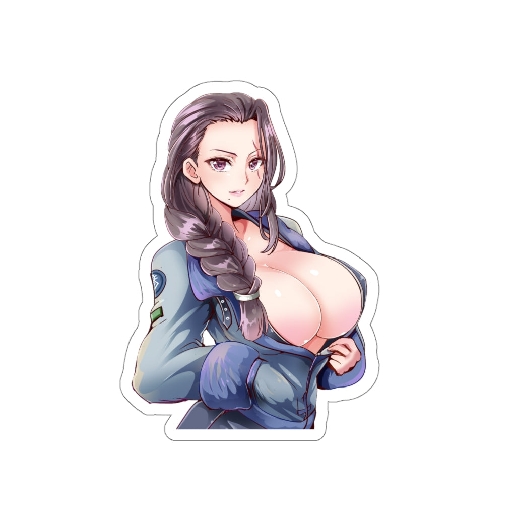 Noa Kanonji Big Boobs Sakura Revolution Ecchi Vinyl Decal Waterproof Sticker - Ecchi Vinyl Decal