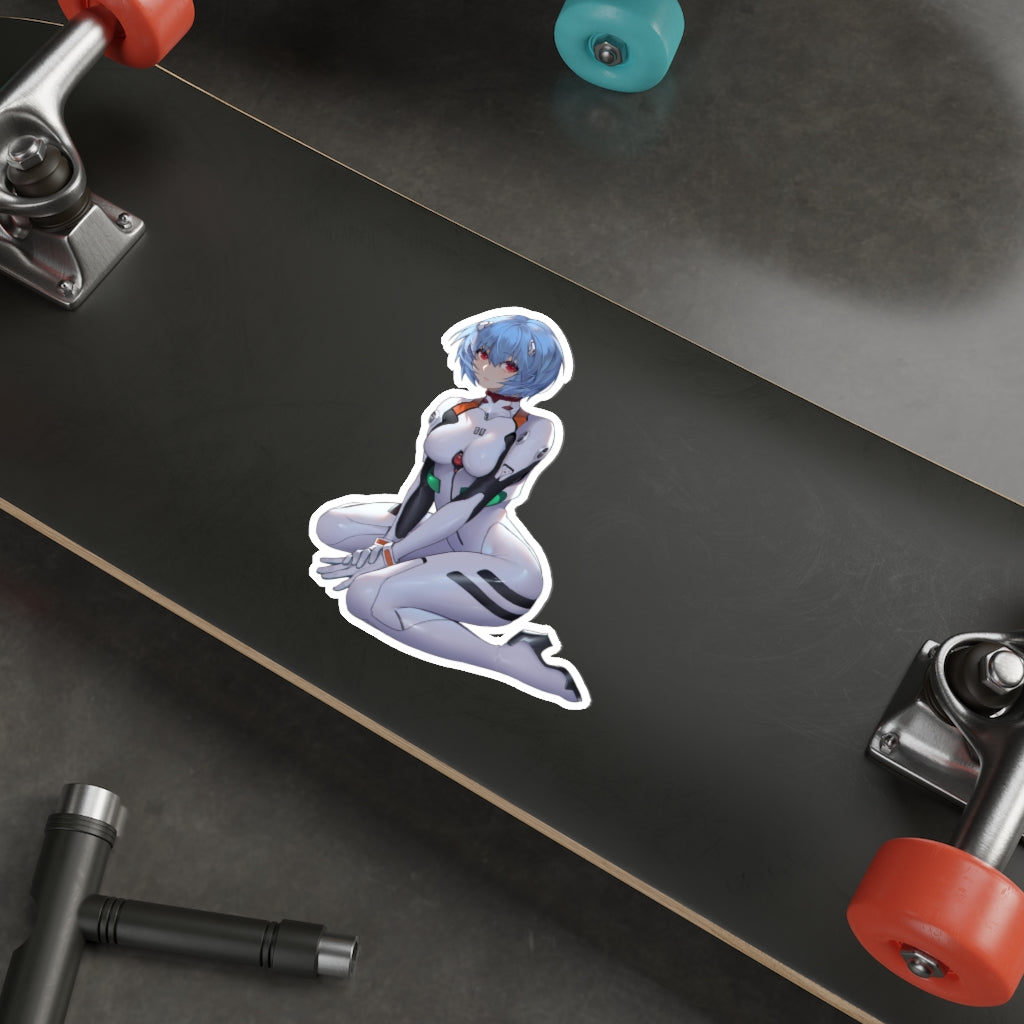 Neon Genesis Evangelion Waterproof Sticker - Ecchi Anime Vinyl Decal - Ayanami Rei Bodysuit