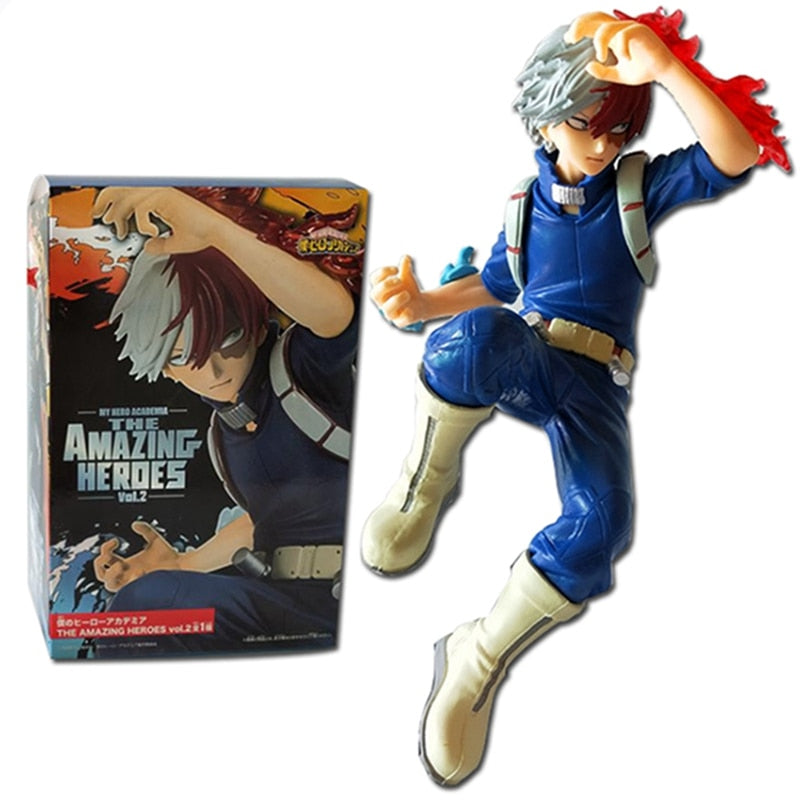 My Hero Academia the Amazing Heroes Katsuki Bakugo Midoriya Izuku Shoto Todoroki Figurine Toy Doll Brinquedos Figurals