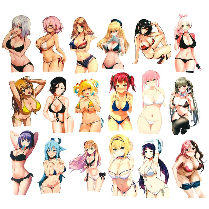 100 Japanese Anime Mixed Waifu Stickers For Laptop, Skateboard, Bicycle,  Motorcycle, PS4, Phone, Luggage, PVC Guitar, And Fridge Decoration From  Cindyyyyy, $3.32