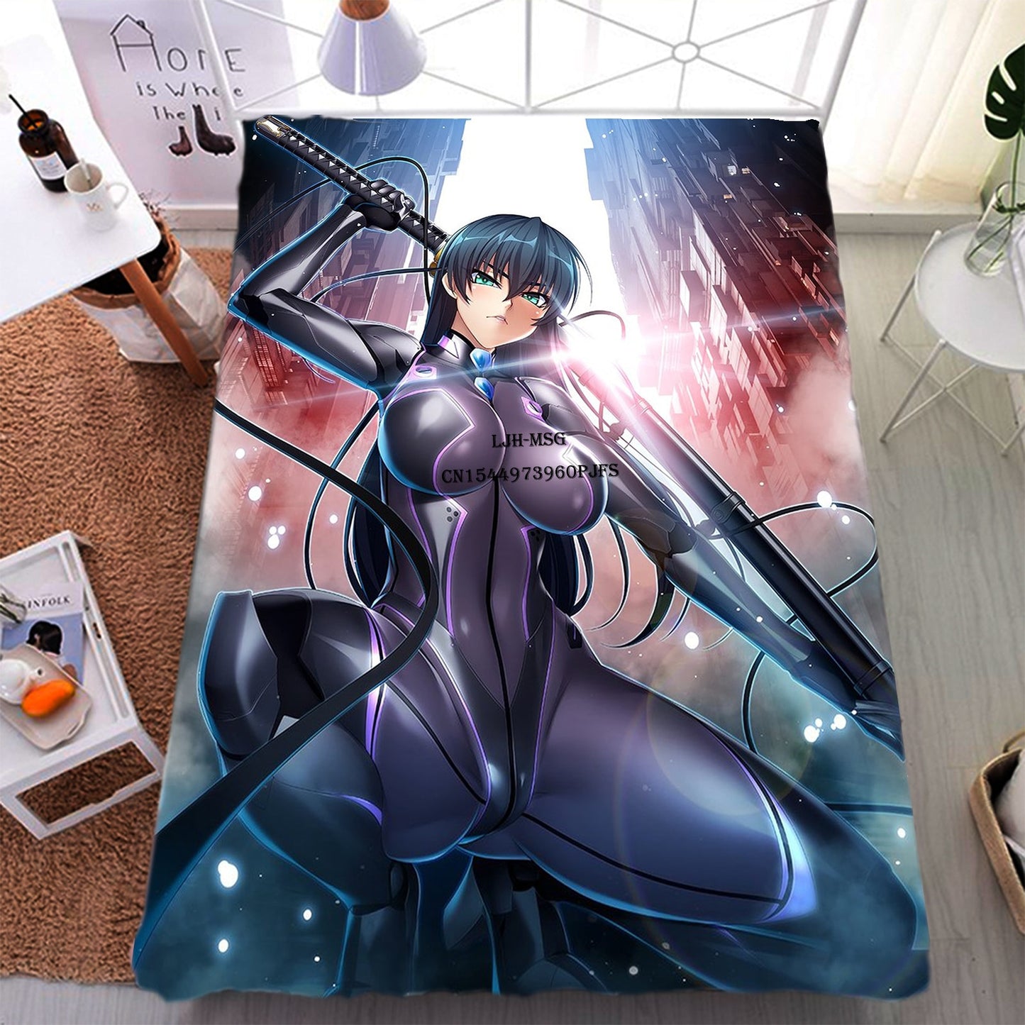 Taimanin Blanket Flannel Hentai Anime Stuff Breathable Adult H Doujin Poster Soft Throw Blankets for Bedding Travel Sexy Throws