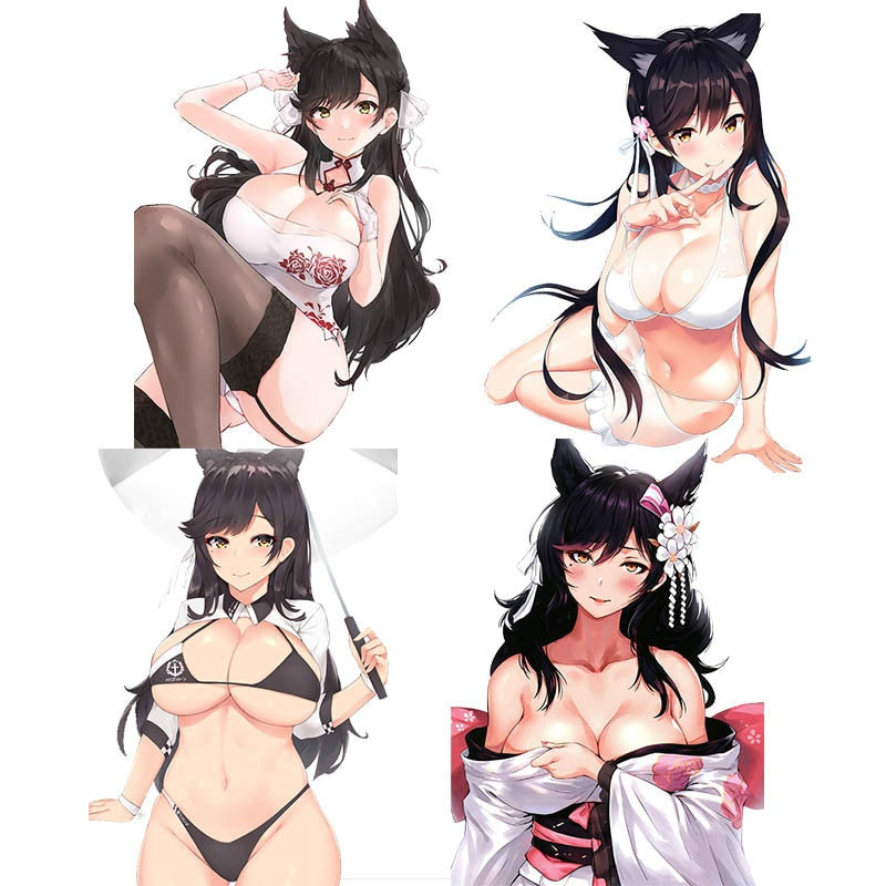 Hentai Waifu Anime Atago Azur Lane Sexy Girl Stickers Motorcycle Car Sticker Auto Accessories Vinyl Waterproof PVC Apply To Car