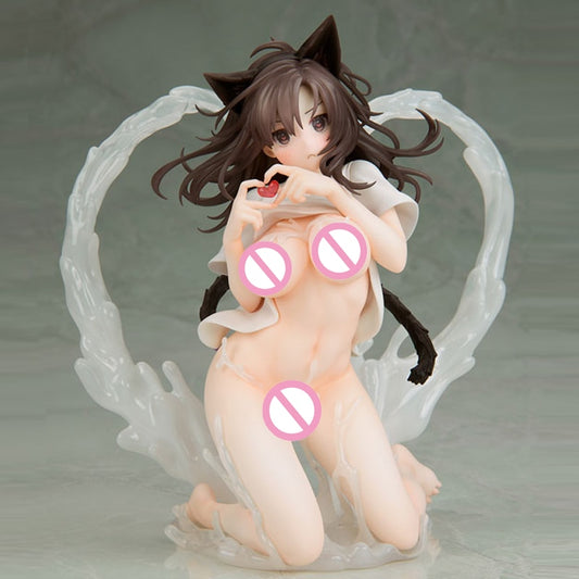 18cm Native Skytube Pure x Shiko x Milk Anime Figure Yasu Nao Sexy Girl Action Figure Yasu Nao Figurine Collectible Doll Toys