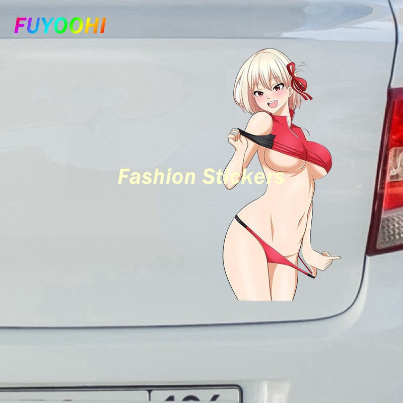 Sexy anime girl Sticker | Bikini Anime girl stickers | Sexy swimsuit stickers | underwear car stickers decal anime cute car accessories decoration