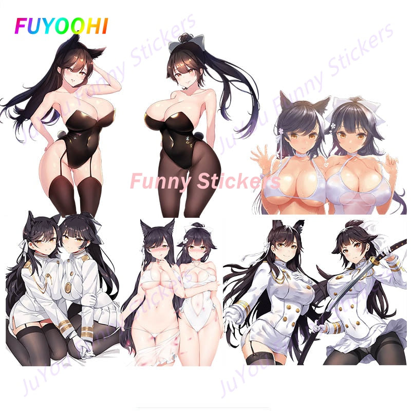 Sexy anime girl Sticker | Bikini Anime girl stickers | Sexy swimsuit stickers | underwear car stickers decal anime cute car accessories decoration